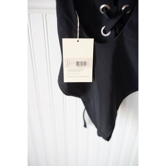 Mara Hoffman Desa Lace-Up One-Piece Swimsuit XS NEW - Picture 5 of 5
